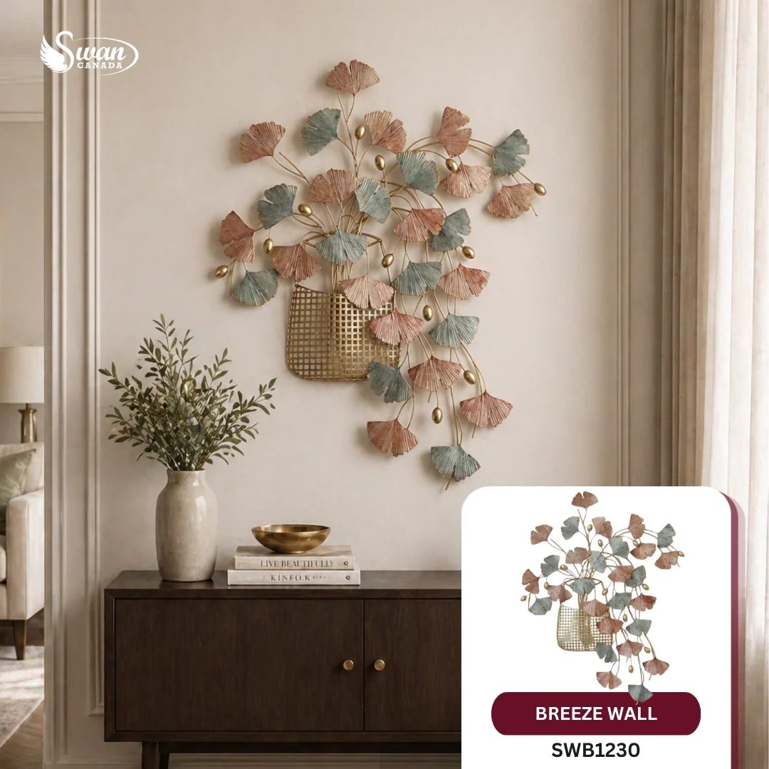 Decorative Wall Art, Ginkgo Breeze Wall Decor, 24-In X 31.25-In, 1 PC