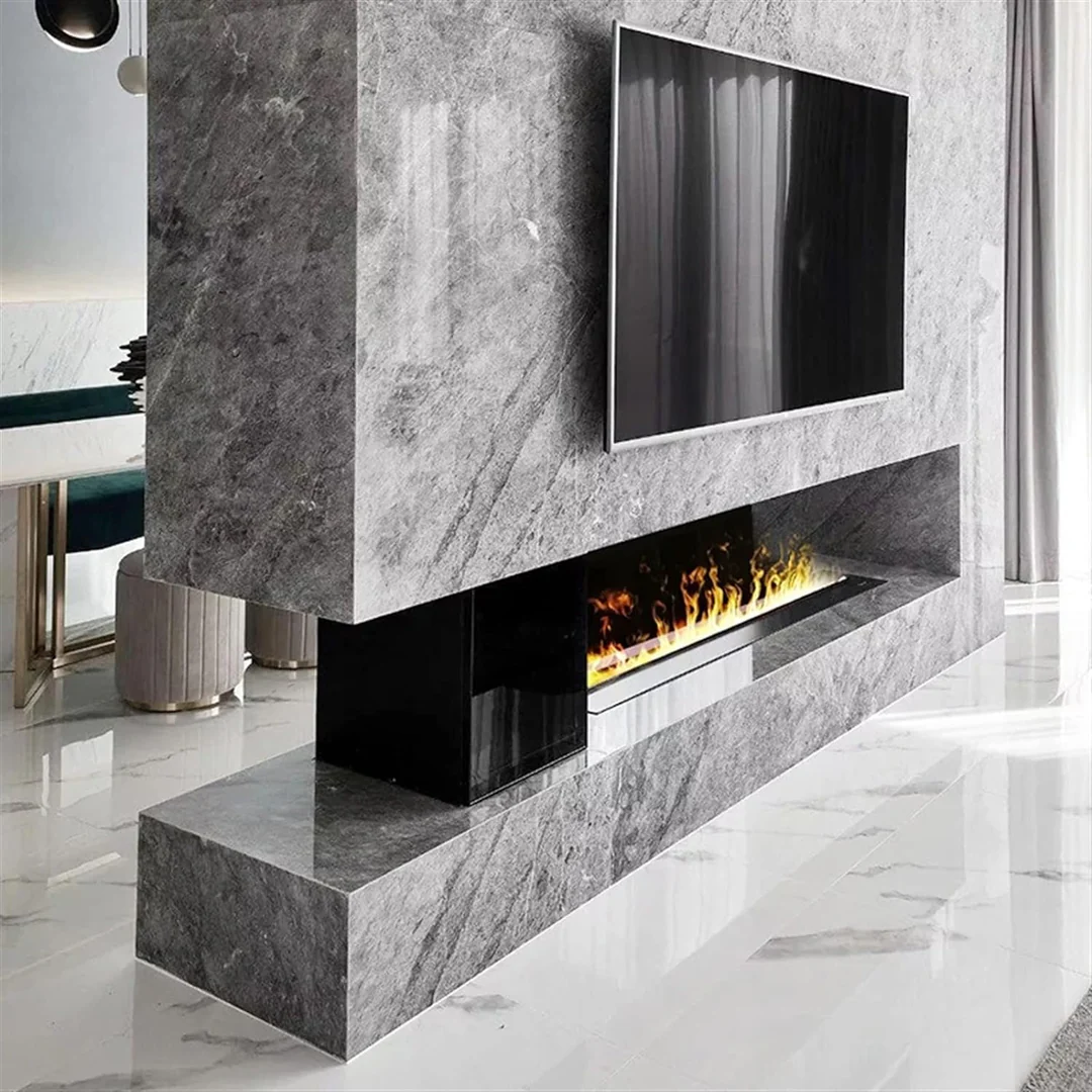 3D Water Vapor Fireplace, Smart Electric flame Fireplace, 40-In Length - Image 7