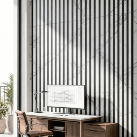 White Marble Black