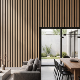 Yellow oak with black